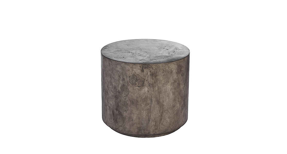 Mcguire Low Round Concrete Stool Areabaxtergarage Com