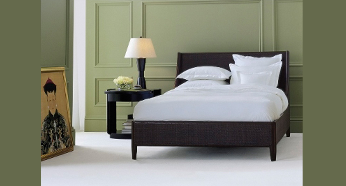 McGuire Oval Bed Site Table