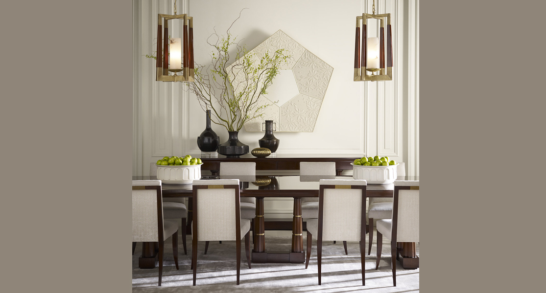 Baker Column Dining Table Areabaxtergarage Baker Column Dining Table